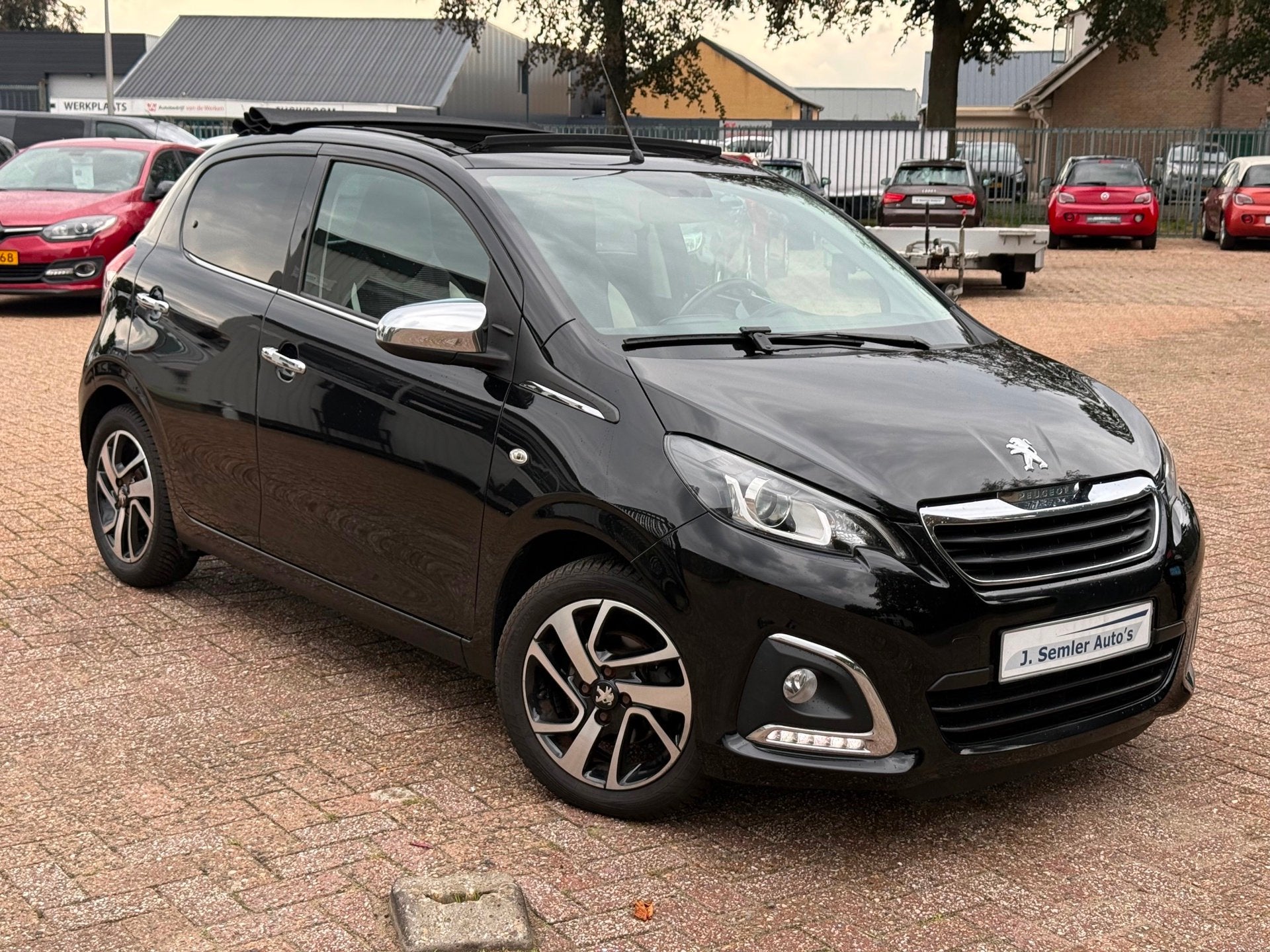 Peugeot 108 1.2 Allure TOP! CABRIO DAK 1JAAR GARANTIE CAMERA, Gebruikt, 1199 cc, 840 kg, Origineel Nederlands