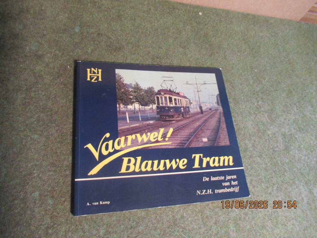 Vaarwel  blauwe tram, Overige merken, Wisselstroom, Gebruikt, Boek, Tijdschrift of Catalogus