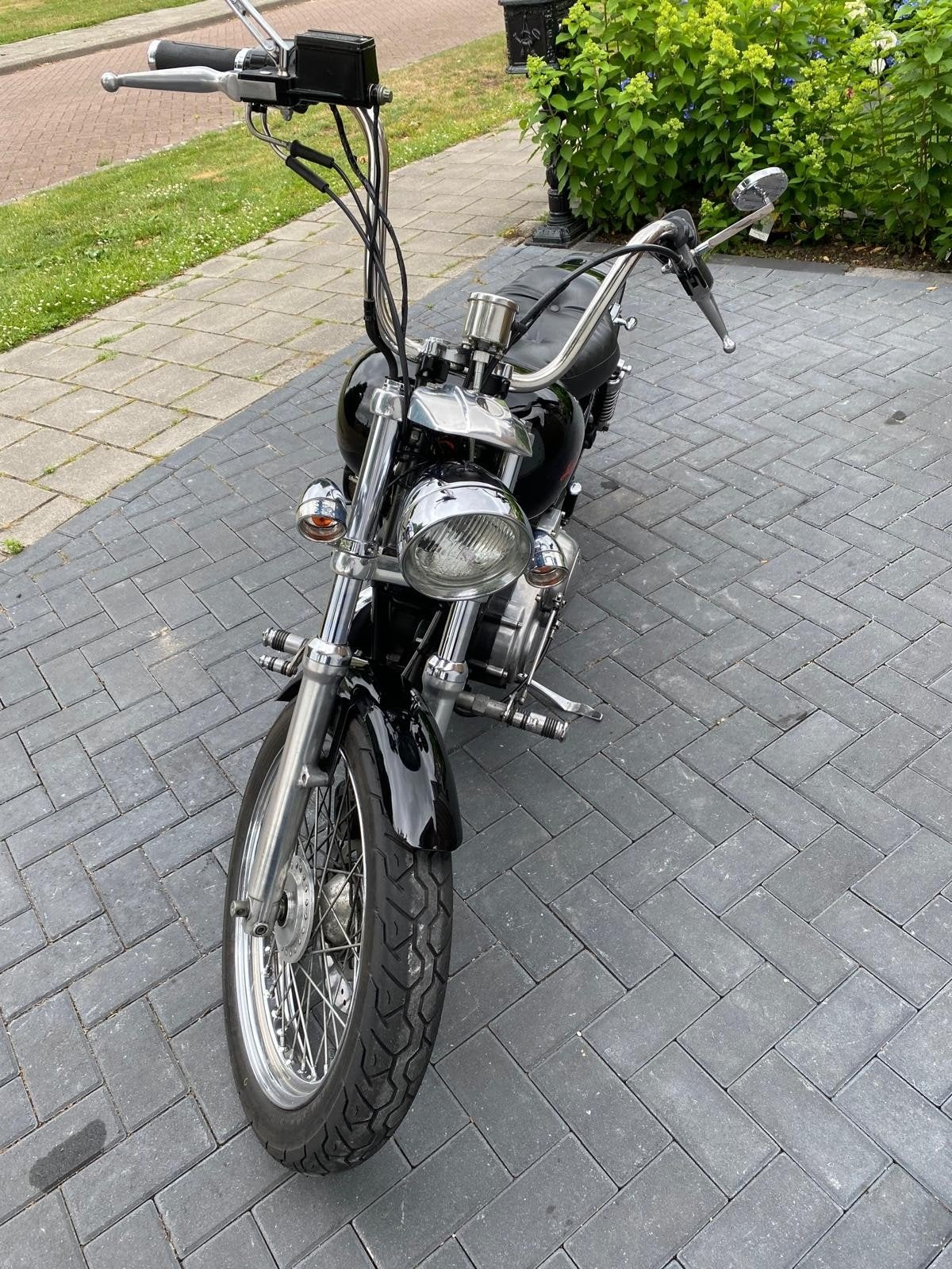 Harley Davidson Sportster - Zwart, Chopper Stijl, Particulier, Chopper
