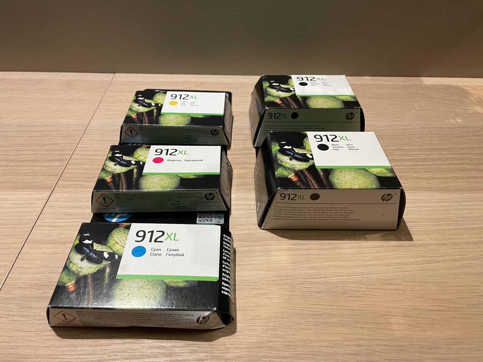HP 912XL Inktcartridges - Complete Set (Nieuw), Ophalen of Verzenden, Nieuw, Cartridge