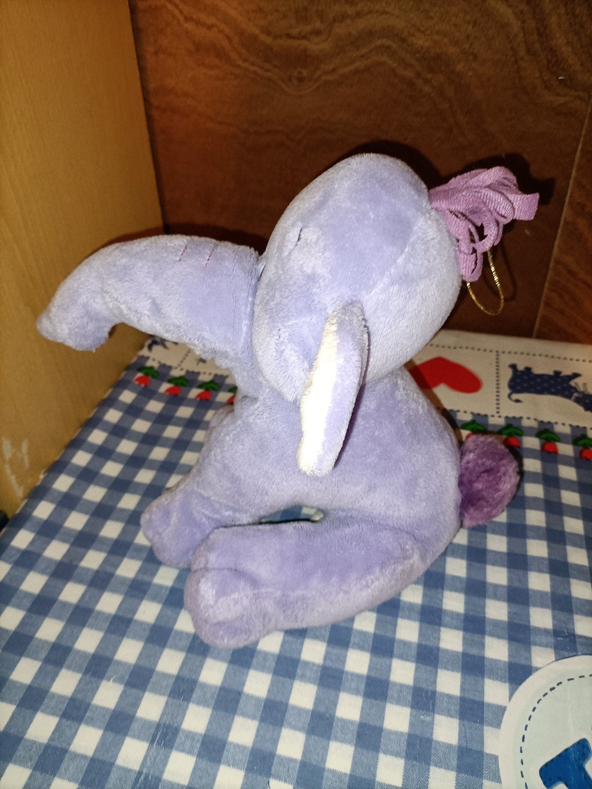 Lollifant knuffel paarse olifant van Winnie de Pooh, Kinderen en Baby's, Speelgoed | Knuffels en Pluche, Ophalen of Verzenden