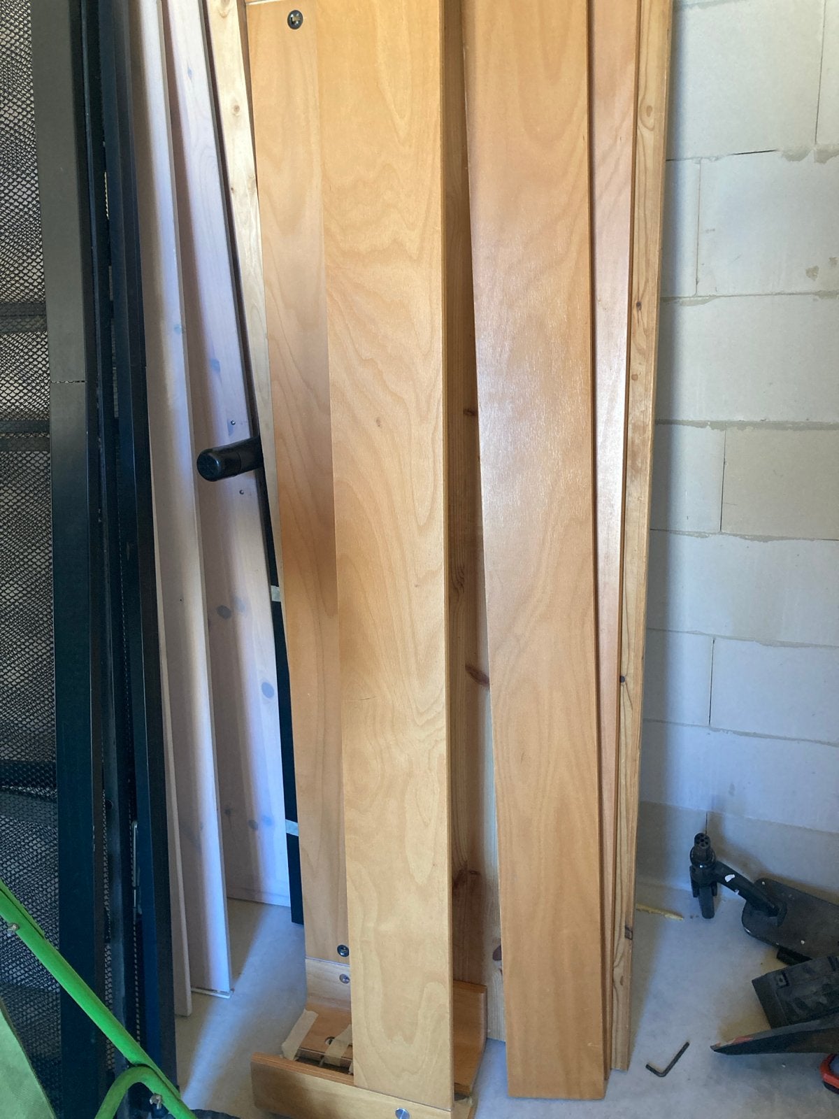 Auping Auronde beukenhout 2 persoons, Huis en Inrichting, Slaapkamer | Bedden, Ophalen, Bruin, Tweepersoons, 180 cm