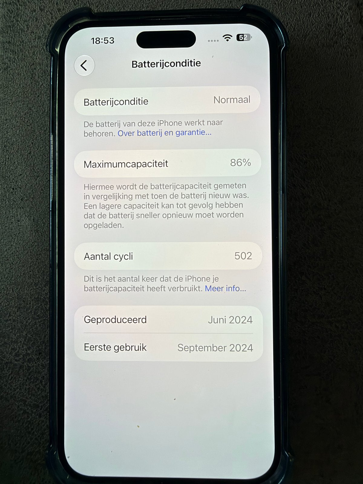 Foto 4 van iPhone 15 Plus 128GB Zwart - Goede Staat