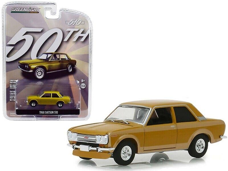 1968 Datsun 510 van Greenlight 1/64, Ophalen of Verzenden, Nieuw, Auto
