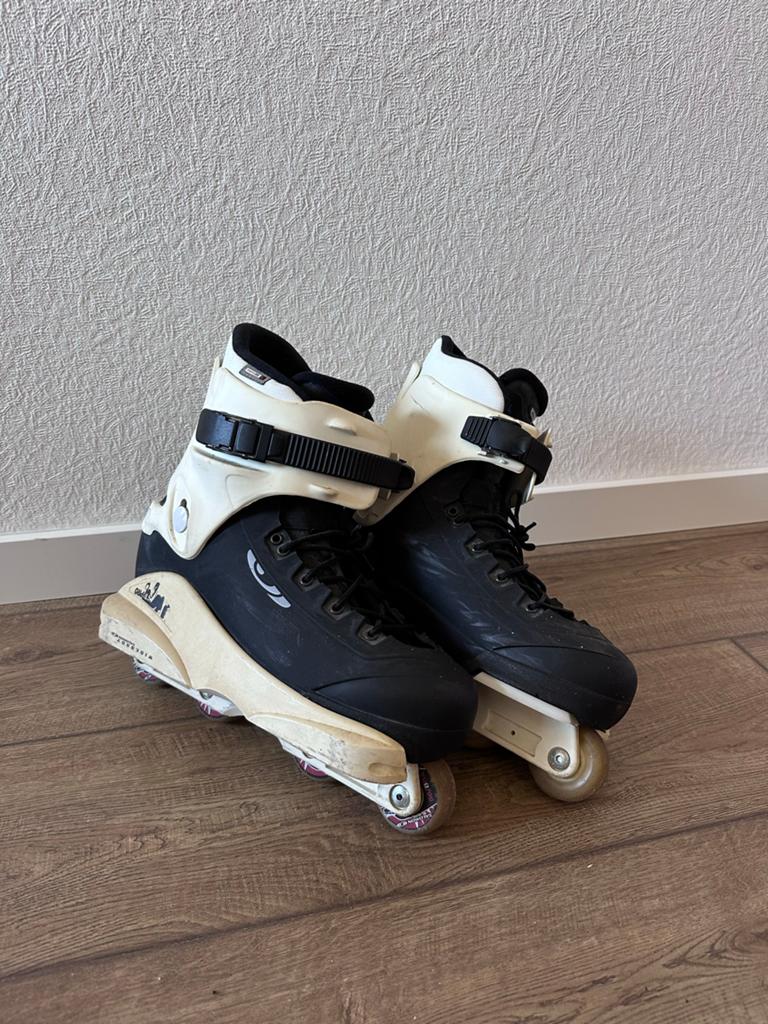 Salomon inline skates / stunt skates maat 45-46, Gebruikt, Inline skates 4 wielen, Dames, Ophalen
