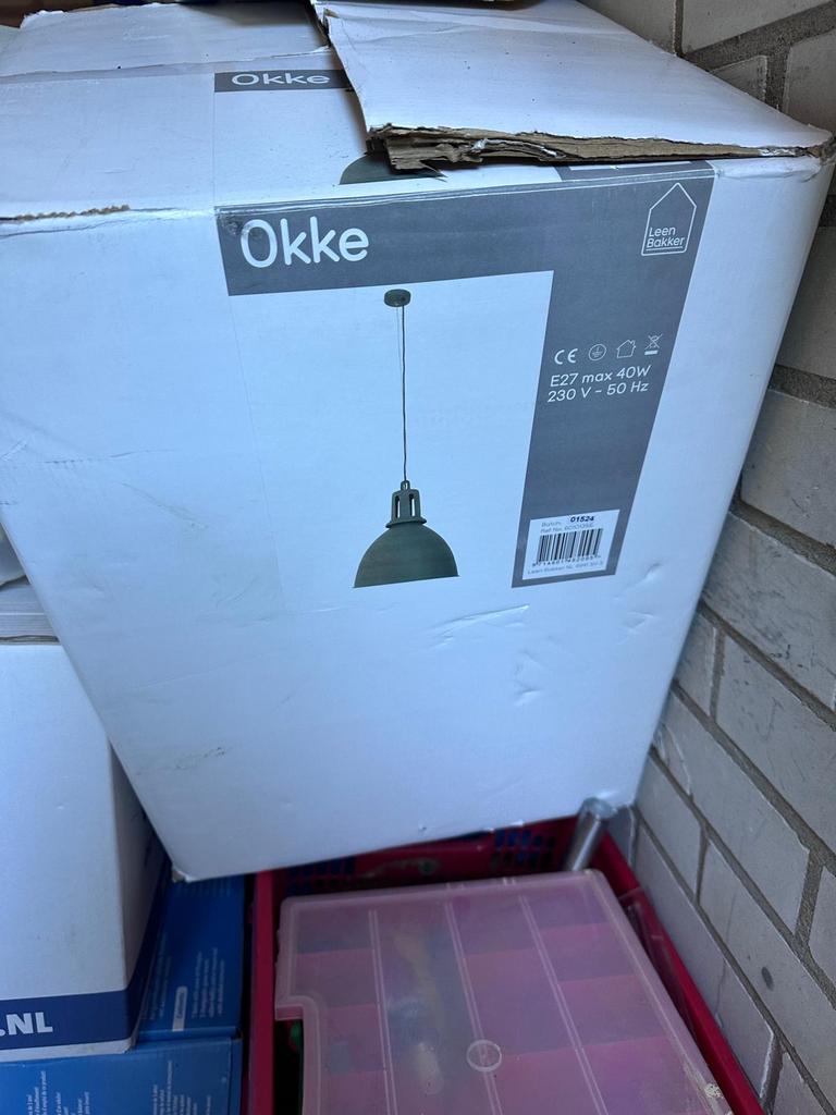 Okke Hanglamp van Leen Bakker, E27 max 40W, Huis en Inrichting, Lampen | Hanglampen, Zo goed als nieuw, Ophalen of Verzenden