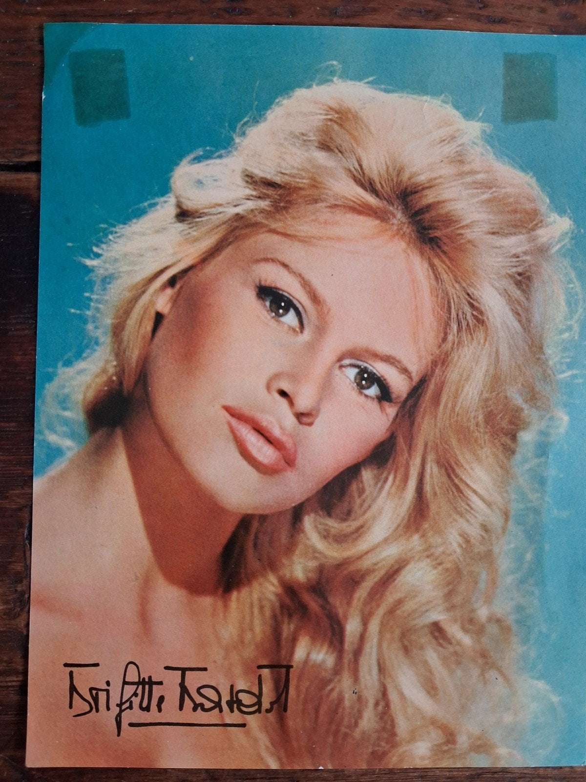 Kleurenfoto/ plaat Brigitte Bardot 8, Verzamelen, Ophalen of Verzenden, Poster