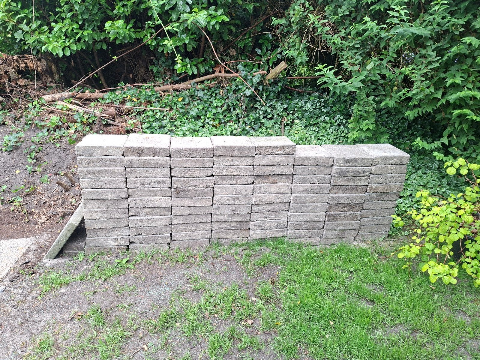 30 x 30 x 8 beton tegels., Tuin en Terras, Terrasdelen en Vlonders, Ophalen, Gebruikt, Overige materialen