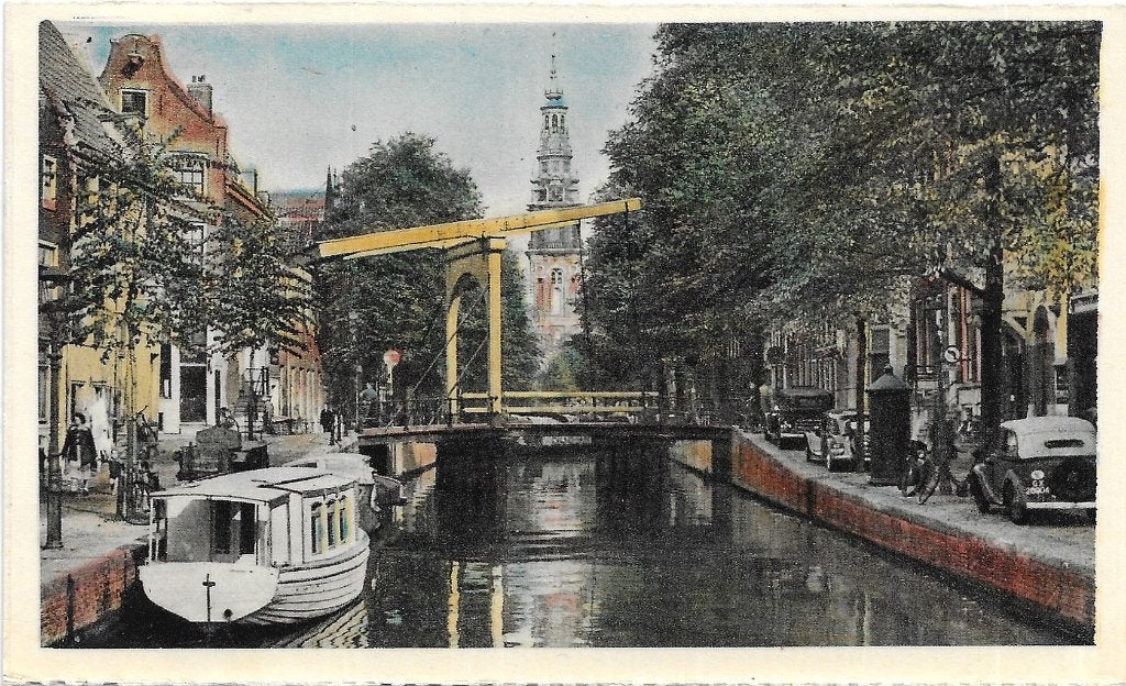 AK Amsterdam - Groenburgwal, demucolor, Verzenden, 1940 tot 1960, Gelopen, Noord-Holland