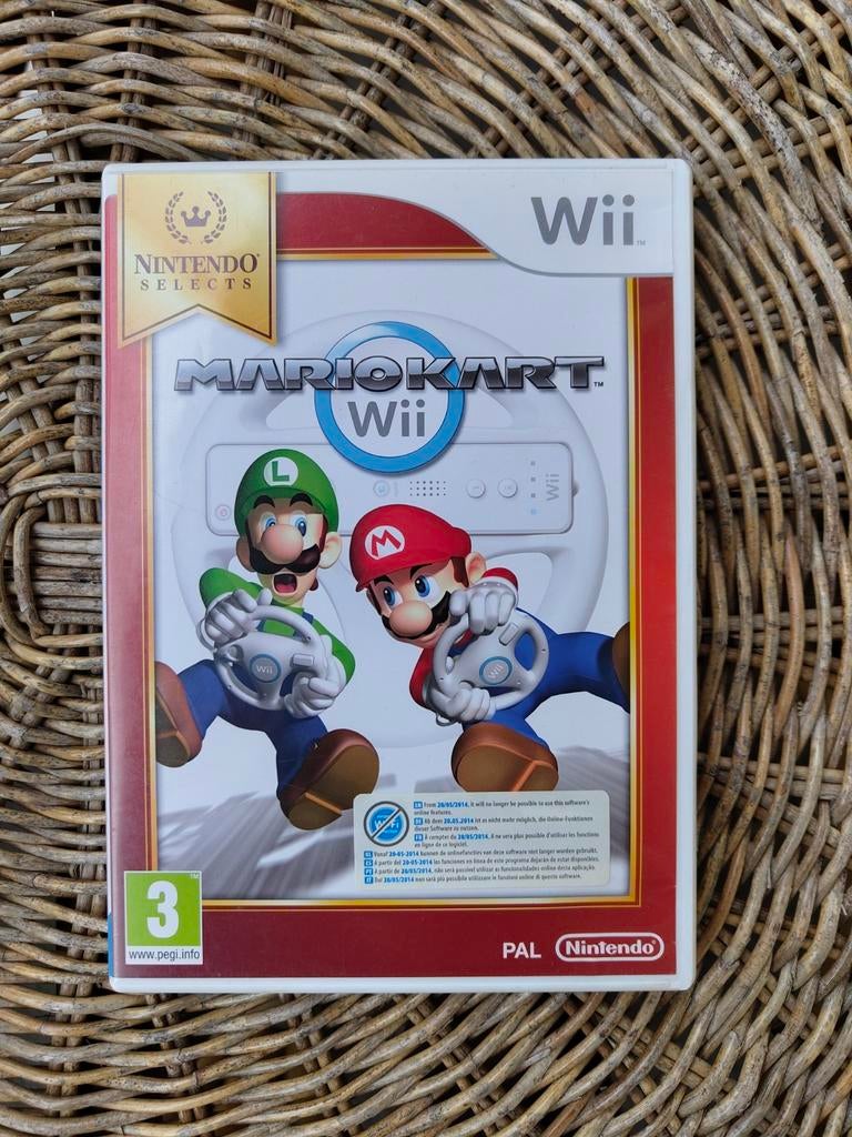 Mario Kart -  Nintendo Wii, Spelcomputers en Games, Gebruikt, Racen en Vliegen, Ophalen of Verzenden, Eén computer