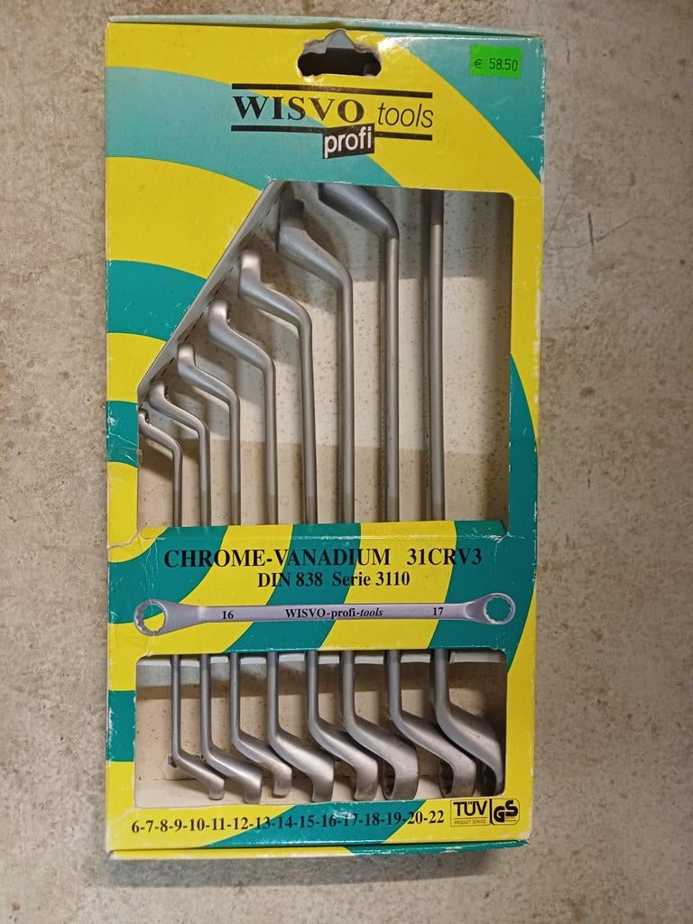 Nieuwe WISVO Tools Profi ringsleutelset (6-22mm), Doe-het-zelf en Verbouw, Ophalen of Verzenden