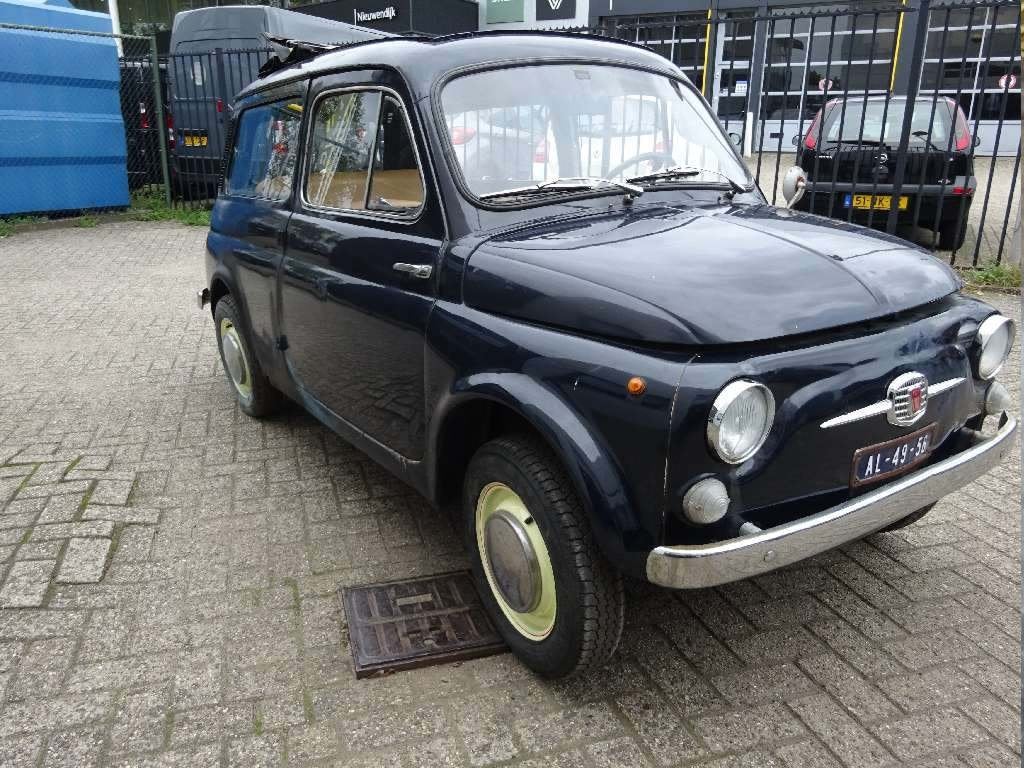 Fiat 500 0.5 Giardiniera 1972 Blauw, foto 9