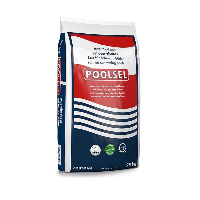 Zwembadzout Poolsel 25 kg – Hoogwaardig zout voor zwembaden, Ophalen, Nieuw, Reinigingsmiddel