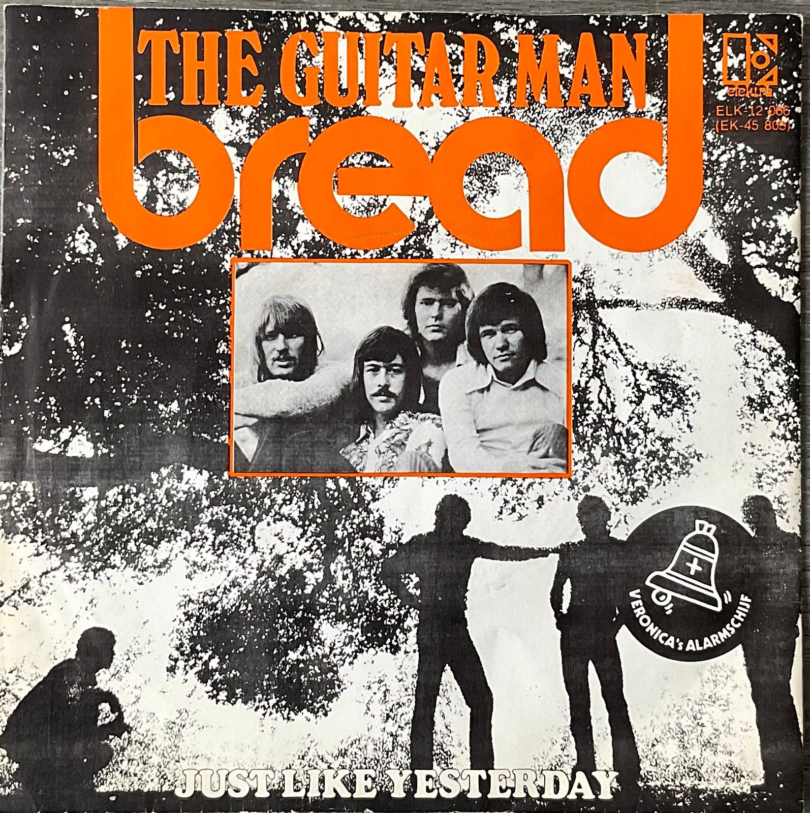 BREAD - The guitar man (NL72) plaat HEEL MOOI(NL13/UK16/US11, Cd's en Dvd's, Vinyl Singles, Verzenden, 7 inch