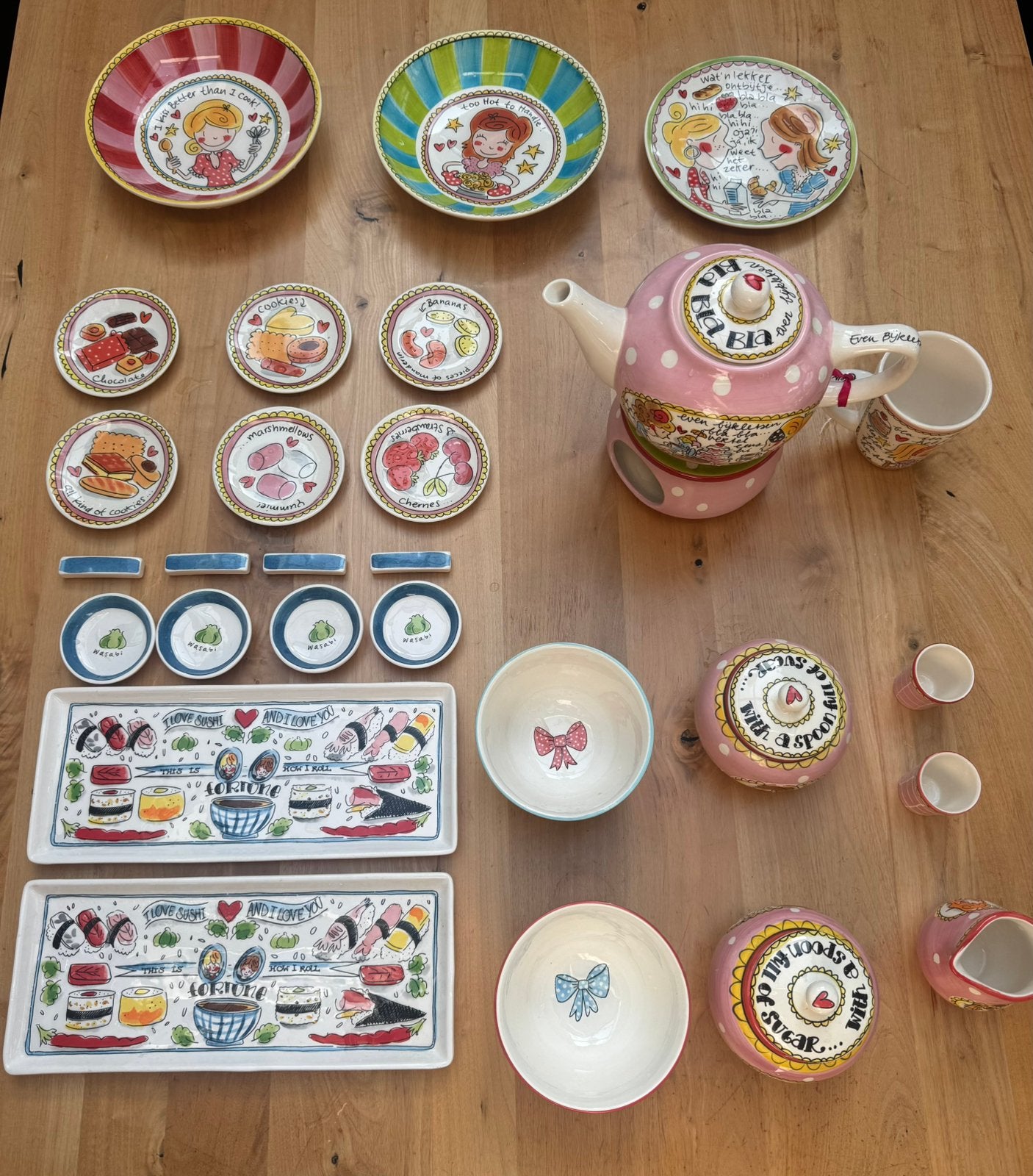 Blond Amsterdam servies 29 stuks, Ophalen, Aardewerk, Bord(en)