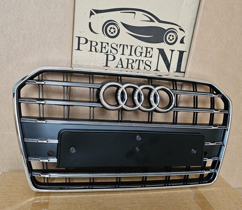 AUDI A6 C7 4G FACELIFT GRILL GRILLE FL S-LINE bj. 2014-2018, -, Nieuw, Ophalen of Verzenden, -
