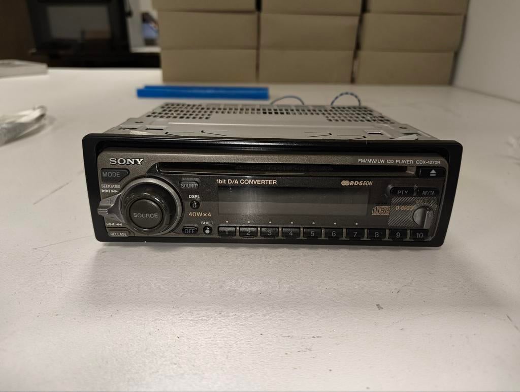 Sony CDX-4270R auto radio Din 2 Radio, Ophalen of Verzenden