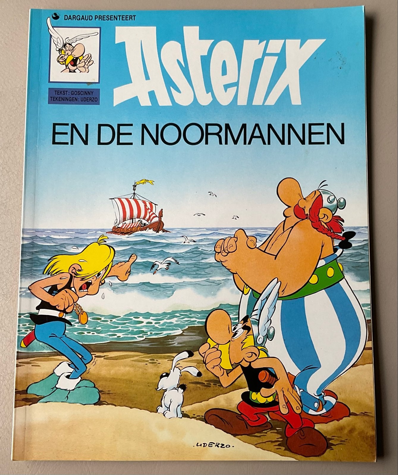 Asterix en de Noormannen - Klassiek stripboek, Boeken, Stripboeken, Eén stripboek, Ophalen of Verzenden, Zo goed als nieuw