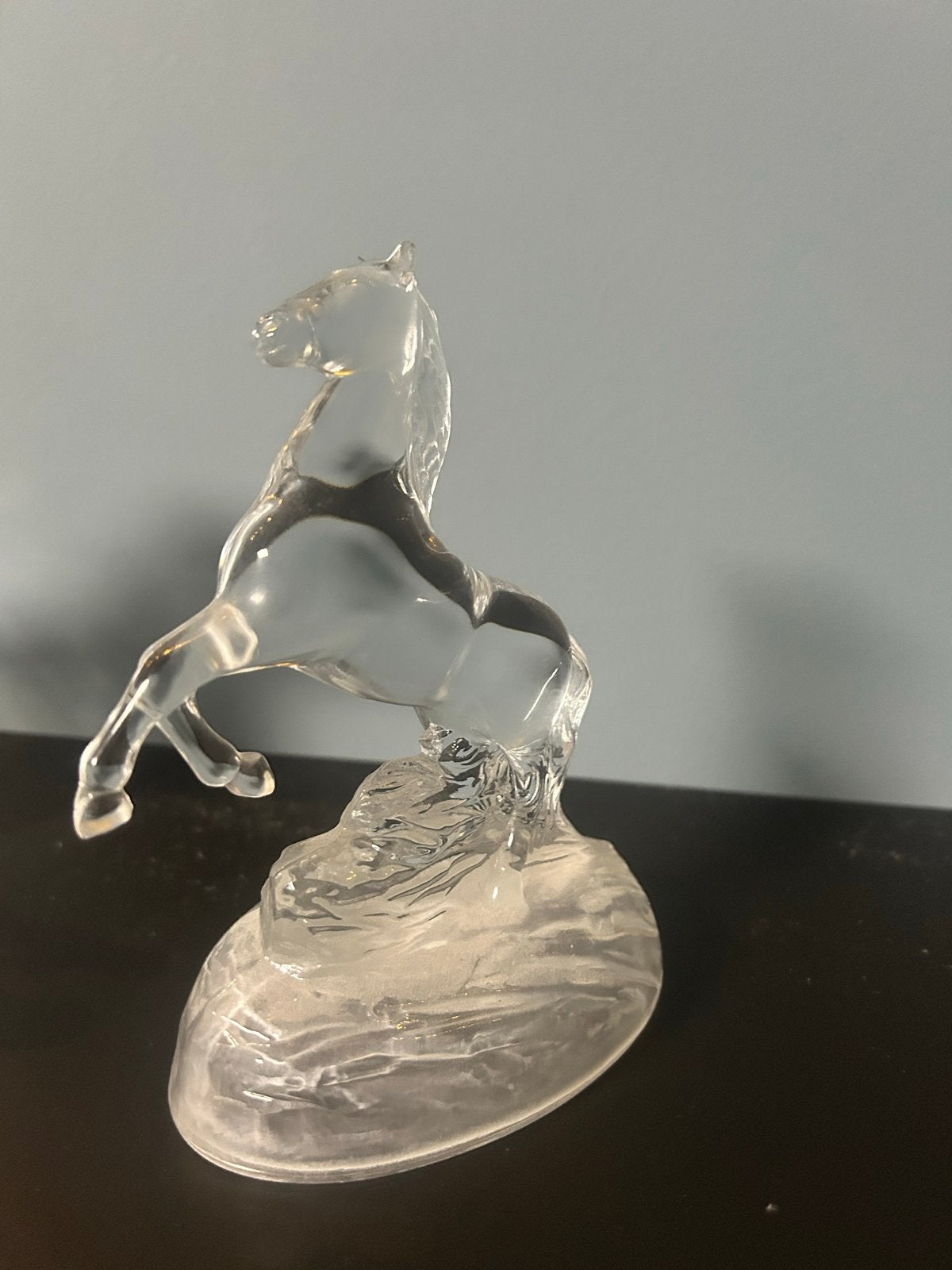 Glazen Paard Beeldje - Transparant, Ophalen of Verzenden, Nieuw, Dier