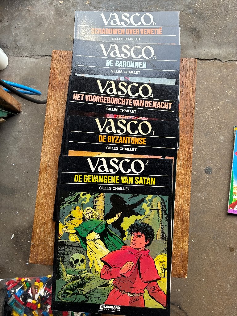 LOSSE VERKOOP ; Vasco ; deel 2-3-4-5-6 SC, Meerdere stripboeken, Ophalen of Verzenden, Zo goed als nieuw, Gilles Chaillet