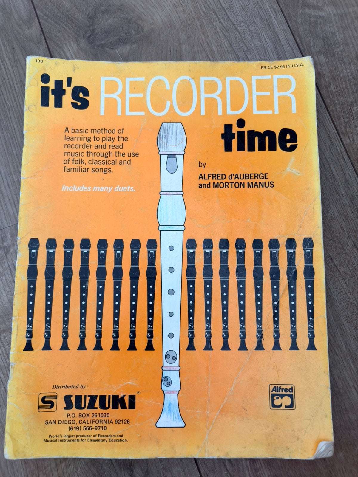 Basis lesboek blokfluit: It's Recorder Time, Gebruikt, Overige genres, Les of Cursus, Ophalen of Verzenden