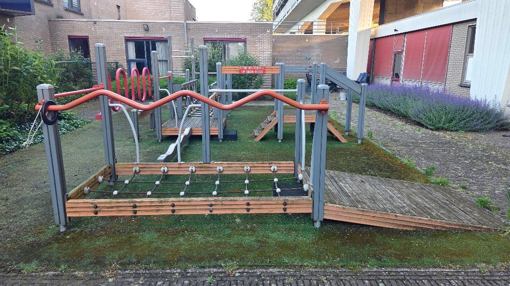 Speeltuin, speel, klimrek beweegtoestel ouderen ( 357 ), Ophalen, Zo goed als nieuw, Klimwand, Nb