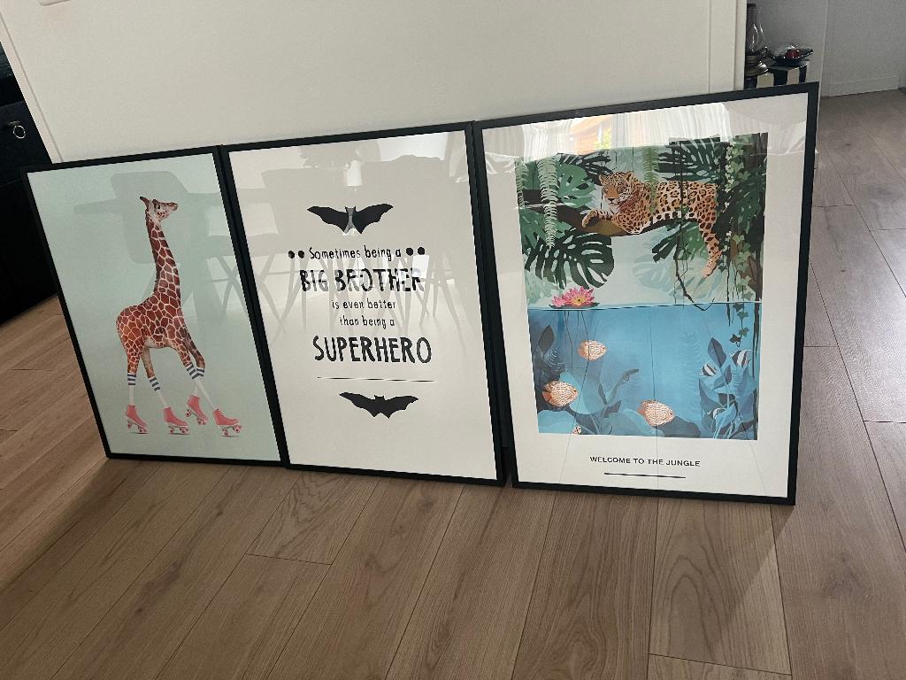 Kinder kamer lijsten, Ophalen of Verzenden, Zo goed als nieuw, Wanddecoratie