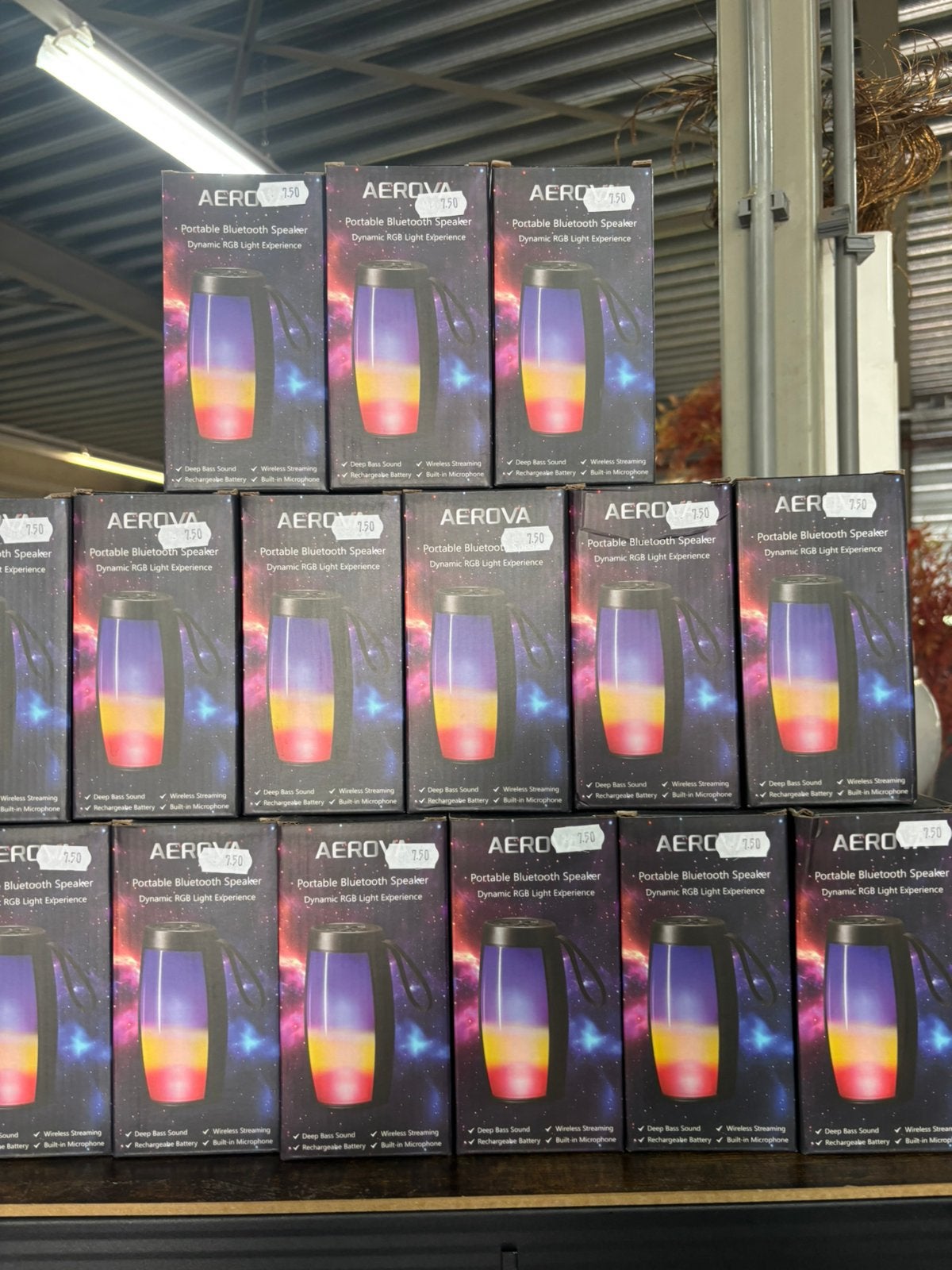 Portable speaker box geluidsbox Bluetooth met lichtjes, Audio, Tv en Foto, Overige merken, Nieuw, Ophalen of Verzenden, 60 tot 120 watt
