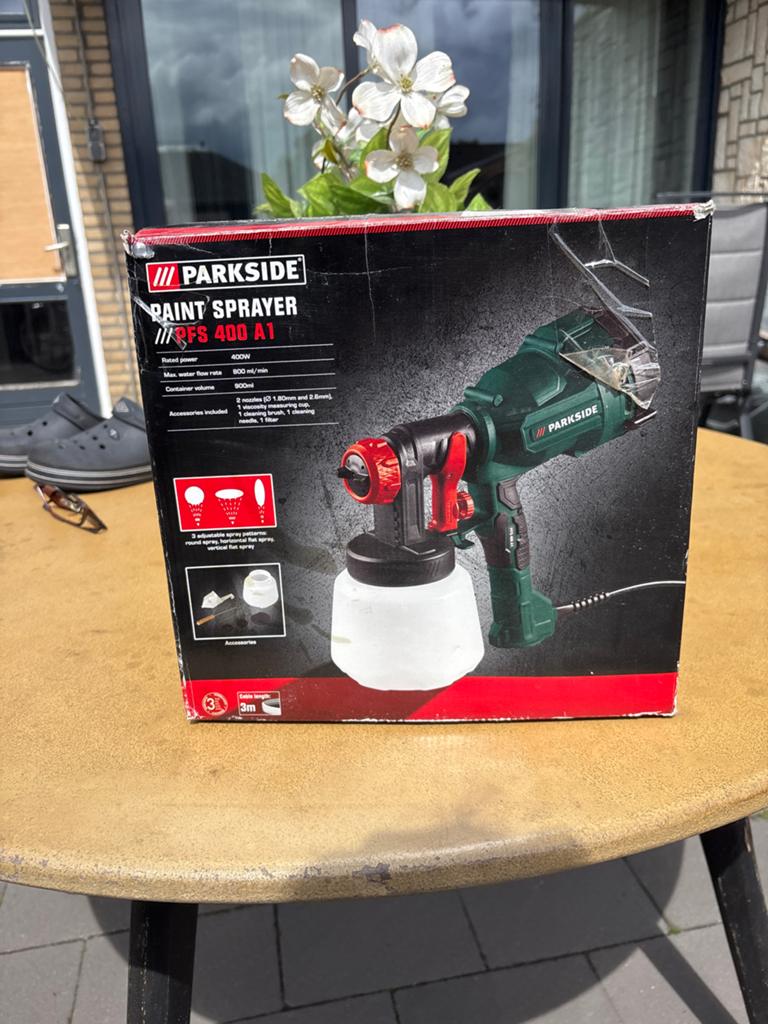 PARKSIDE Verfspuit PFS 400 A1 - Nieuw in doos, Ophalen, Nieuw, Verfspuit of Verfpomp