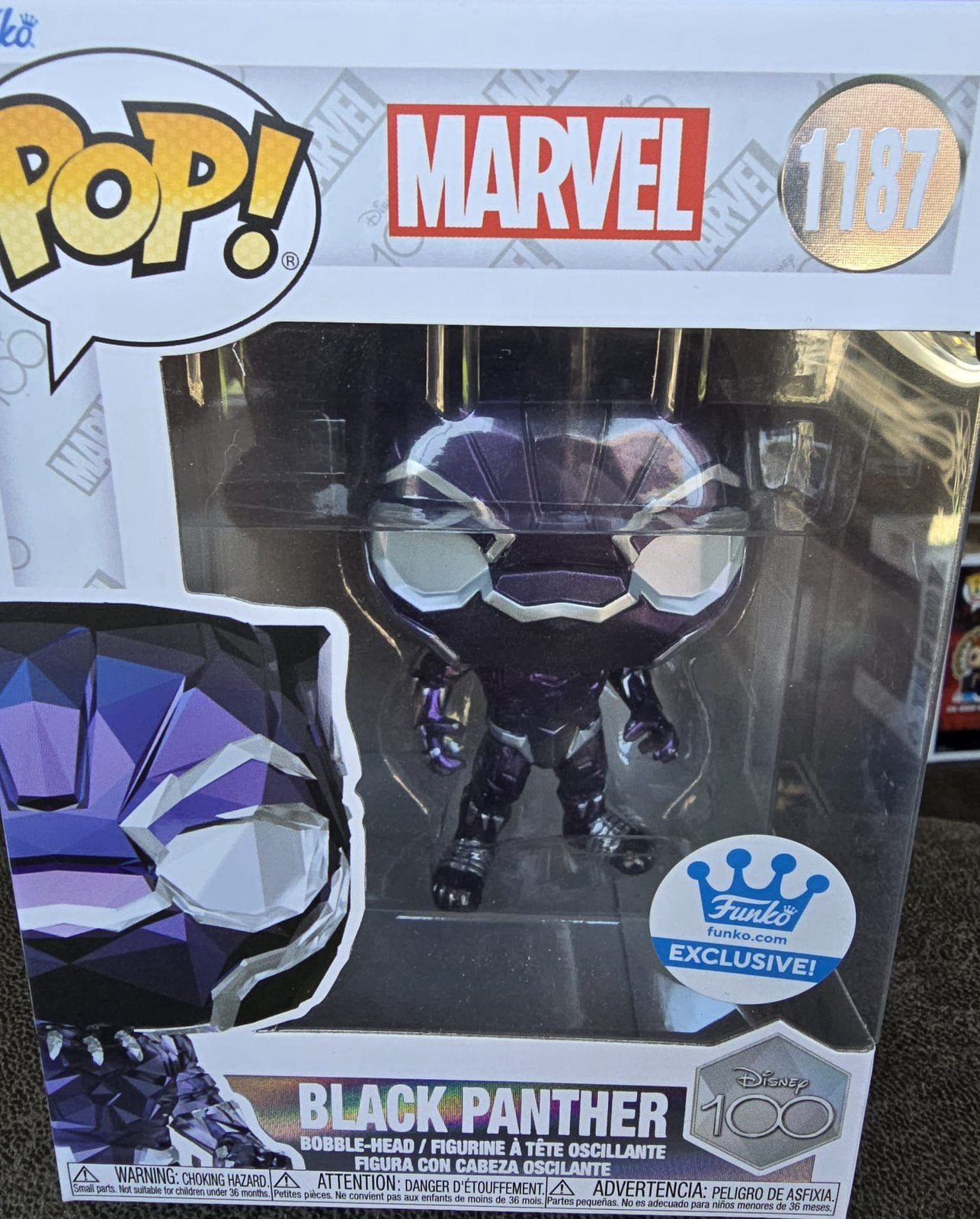 Funko Pop 1187 Black Panter, Ophalen of Verzenden, Zo goed als nieuw
