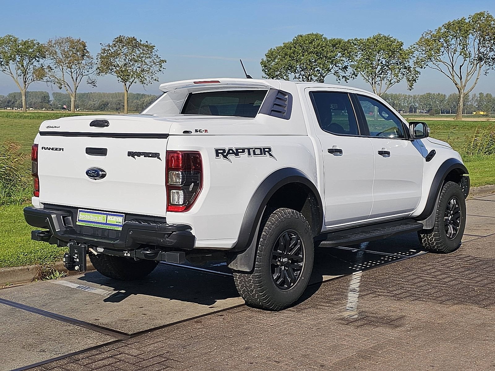 FORD RANGER 2.0 RAPTOR Automaat 4x4 SideSteps Trekhaak 1e Ei, Auto's, Automaat, Gebruikt, 2506 kg, Wit