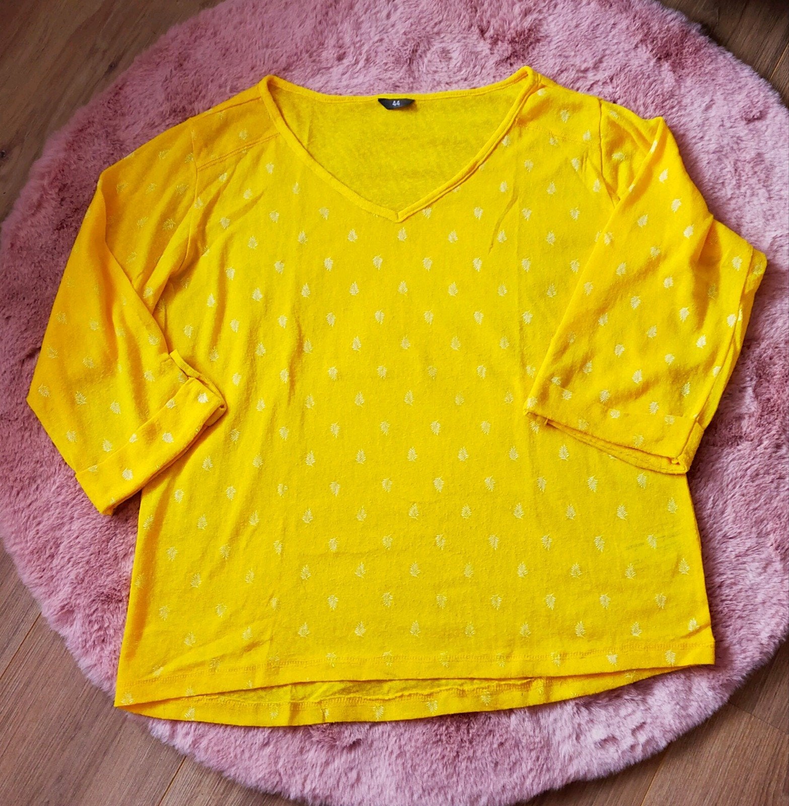 Zgan! Mooie gele trui met 3/4 mouw van Zeeman! Mt 44, Kleding | Dames, Zeeman, Geel, Maat 42/44 (L), Ophalen of Verzenden