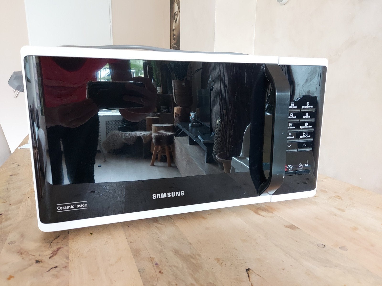 Samsung magnetron. vrijstaand, Ophalen, Draaiplateau