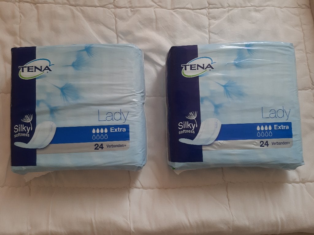 NIEUW - 2 pakken Tena Lady - 24 stuks - incontinentie, Diversen, Verpleegmiddelen, Ophalen, Nieuw