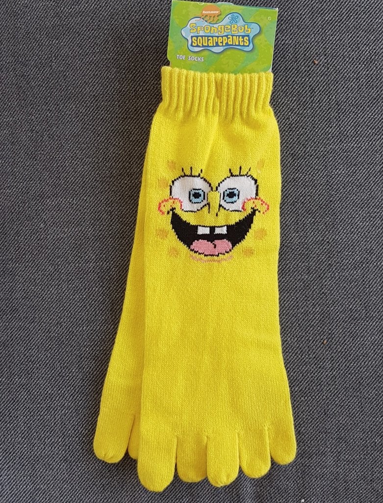 Spongebob tenen sokken maat 20-28 *NIEUW*, Nieuw, Ophalen of Verzenden, Spongebob Squarepants, Jongen