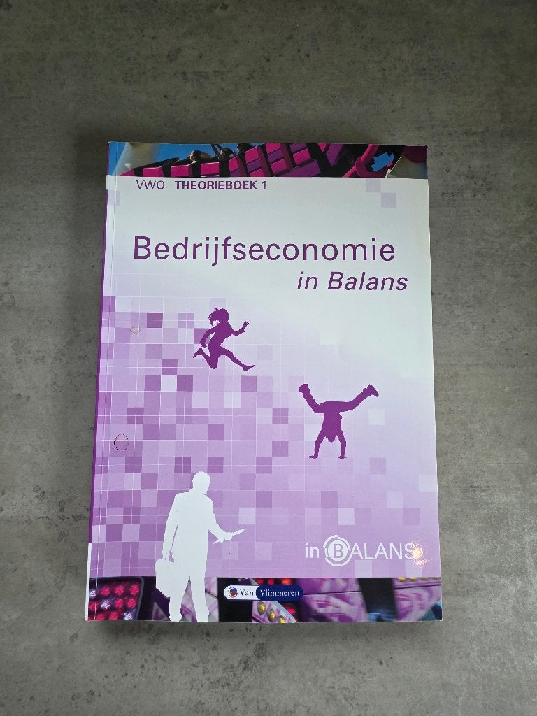 Alle bedrijfseconomie boeken Vwo, Boeken, Schoolboeken, Ophalen of Verzenden, Zo goed als nieuw, Van Vlimmeren, Bedrijfseconomie of M&O