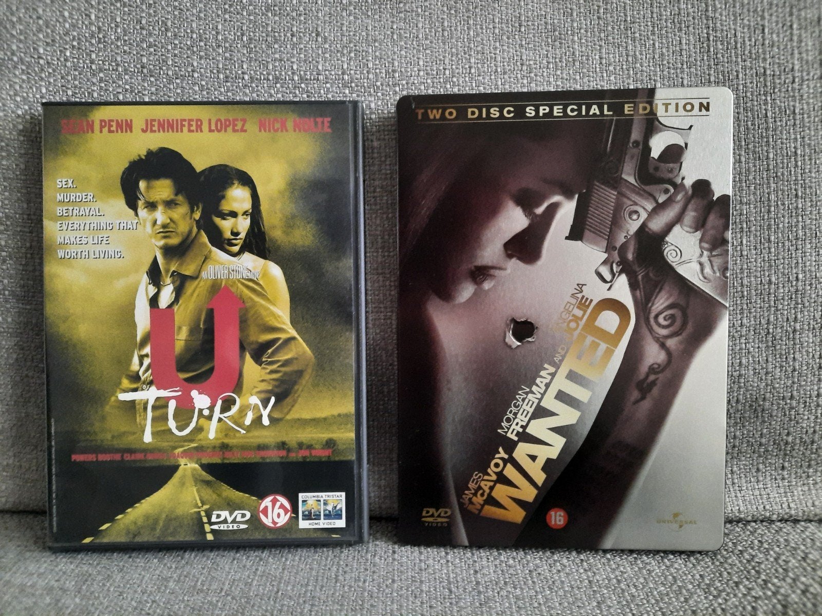 Dvd's Thriller
U-Turn (16+).
Wanted (Two disc Special Editio, Spelcomputers en Games, Games | Pc, 1 speler, Ophalen of Verzenden