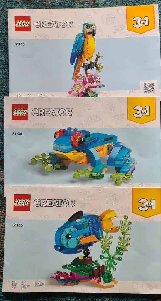 Lego creator 3 in 1 31136, Ophalen of Verzenden, Zo goed als nieuw