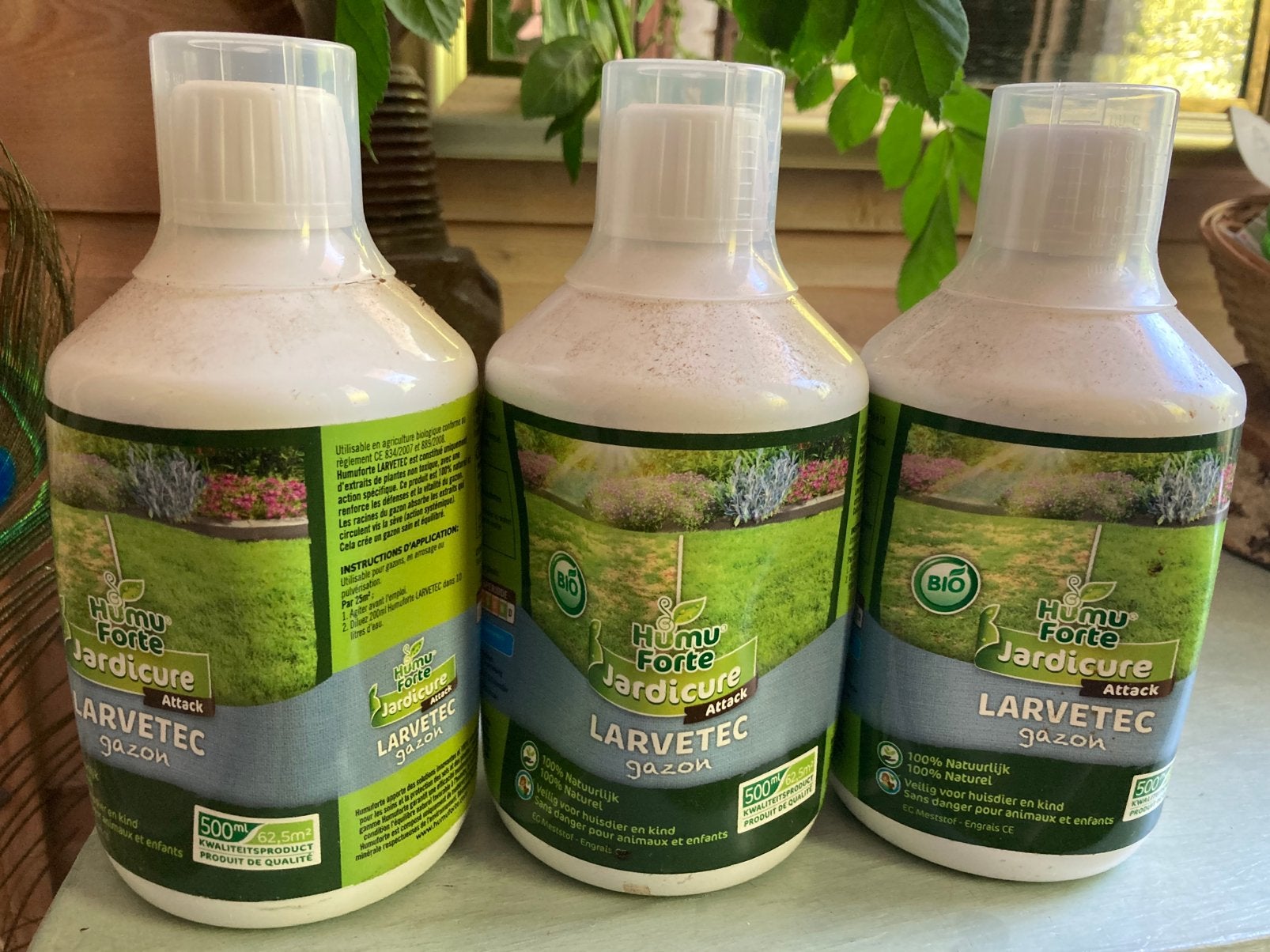 Humuforte Larvetec gazon 500ml 3x biologisch gazonversterker, Tuin en Terras, Ophalen of Verzenden, Nieuw