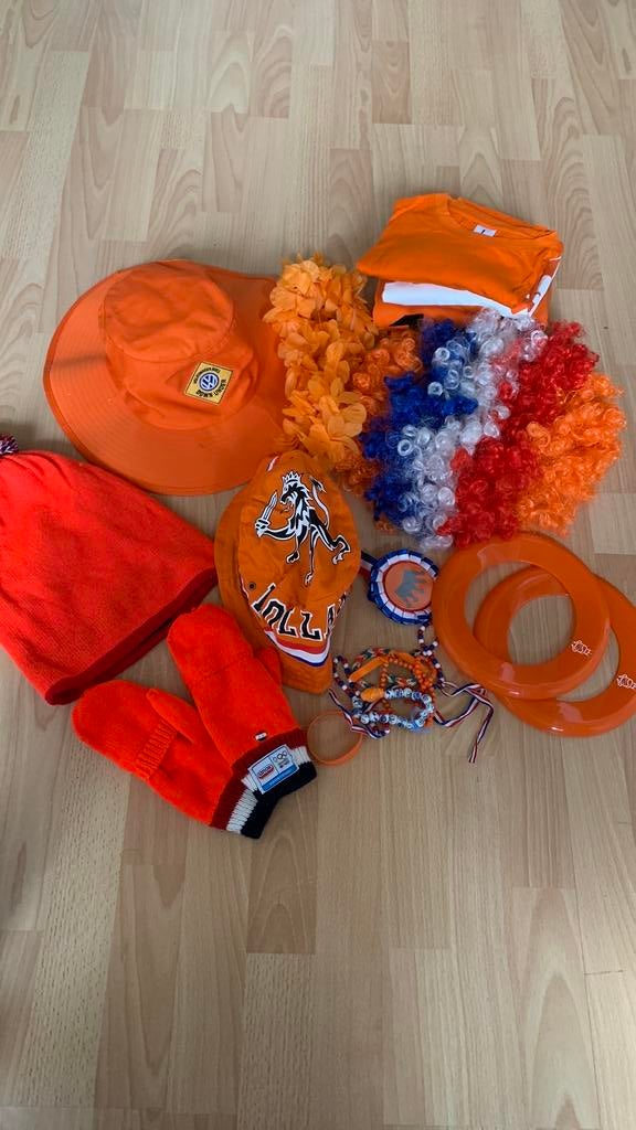 Oranje feest artikelen, Ophalen of Verzenden, Gebruikt, Jongen of Meisje