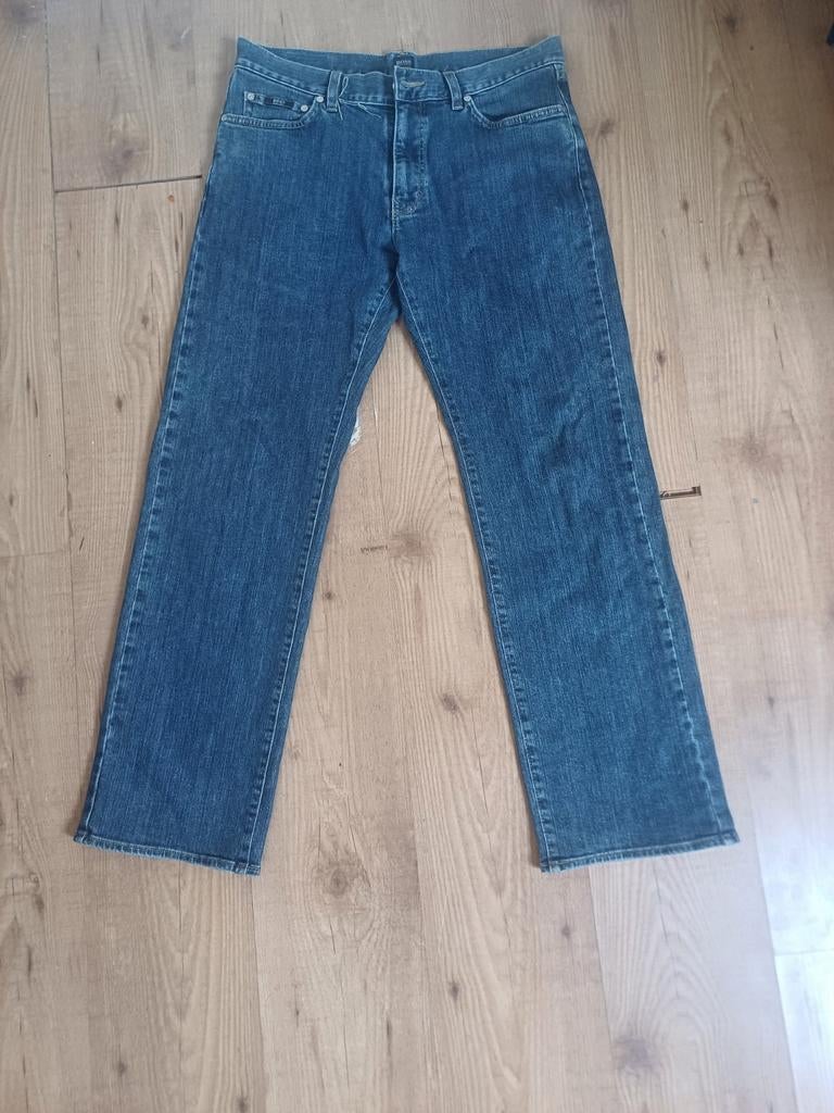Hugo Boss Straight Leg Jeans W34 L32 - Mooie Blauwe Kleur, Kleding | Heren, Spijkerbroeken en Jeans, Blauw, Ophalen of Verzenden