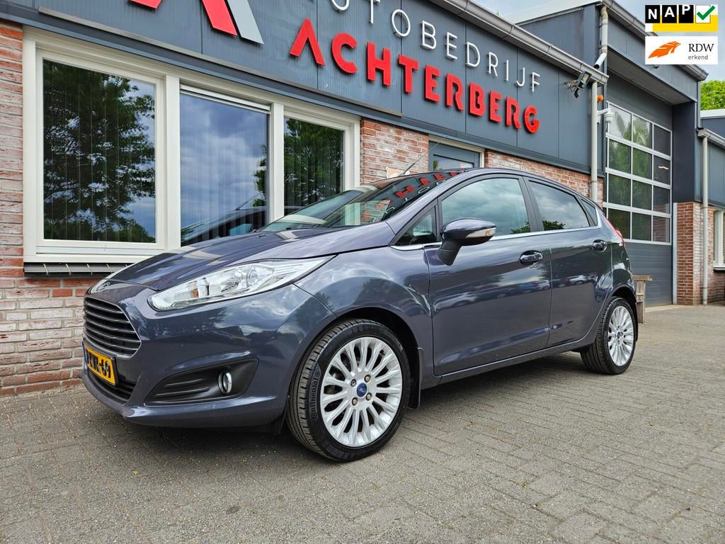 Ford Fiesta 1.0 EcoBoost Titanium Trekhaak! NAP! Airco/Clima, Auto's, Voorwielaandrijving, Euro 5, 101 pk, 23 km/l