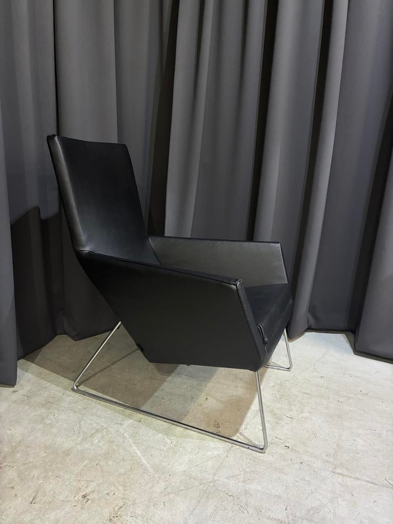 Label don - Nieuw Leer -, Huis en Inrichting, Fauteuils, Zo goed als nieuw, Leer, 75 tot 100 cm, Ophalen