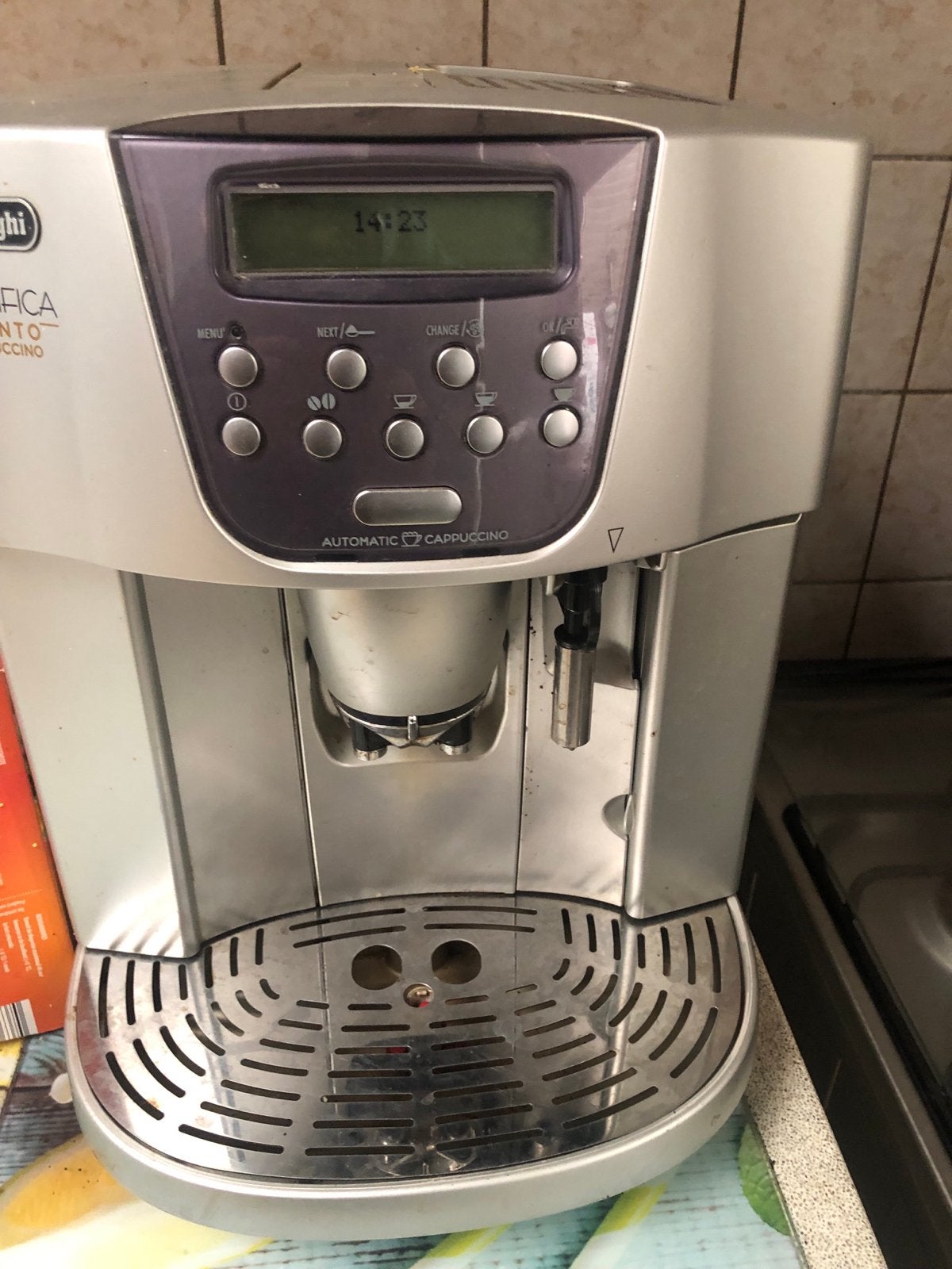 DeLonghi Magnifica Pronto Cappuccino Koffiemachine, Ophalen, Afneembaar waterreservoir, Gebruikt, Espresso apparaat