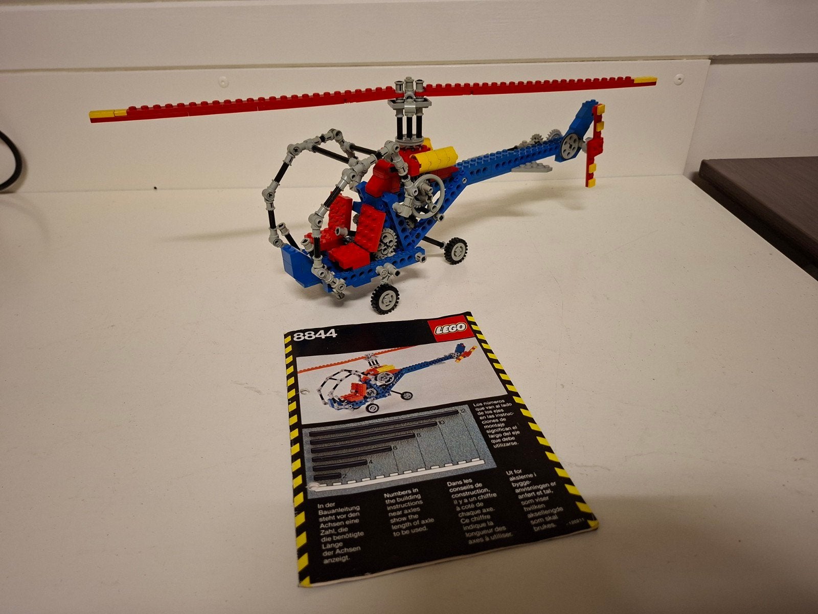 Lego technic 8844 uit 1981, Lego, Gebruikt, Lego, Ophalen of Verzenden