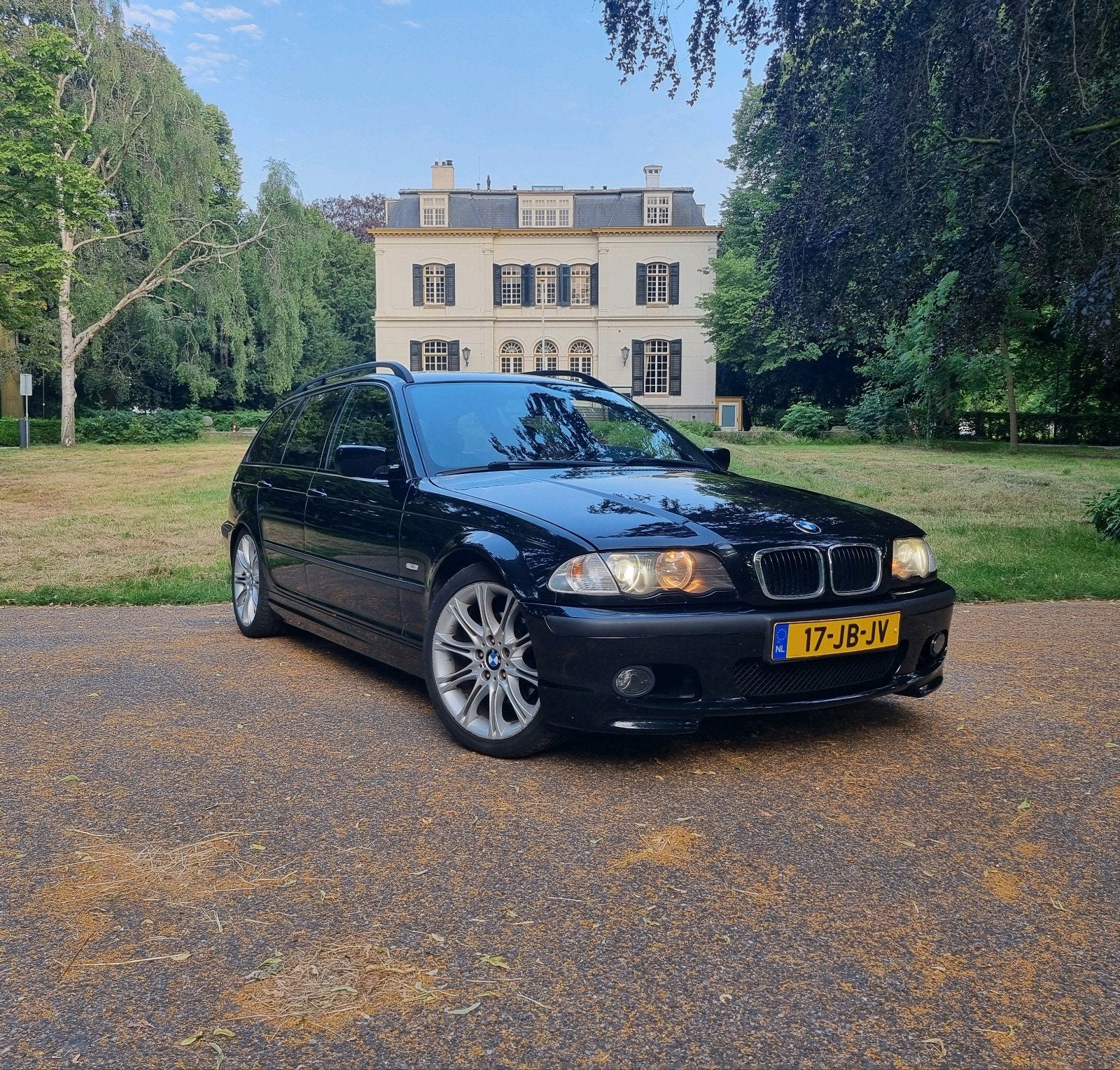 BMW 325i e46 3-serie Touring AUT 2002 Zwart, Automaat, Achterwielaandrijving, Zwart, Stationwagon