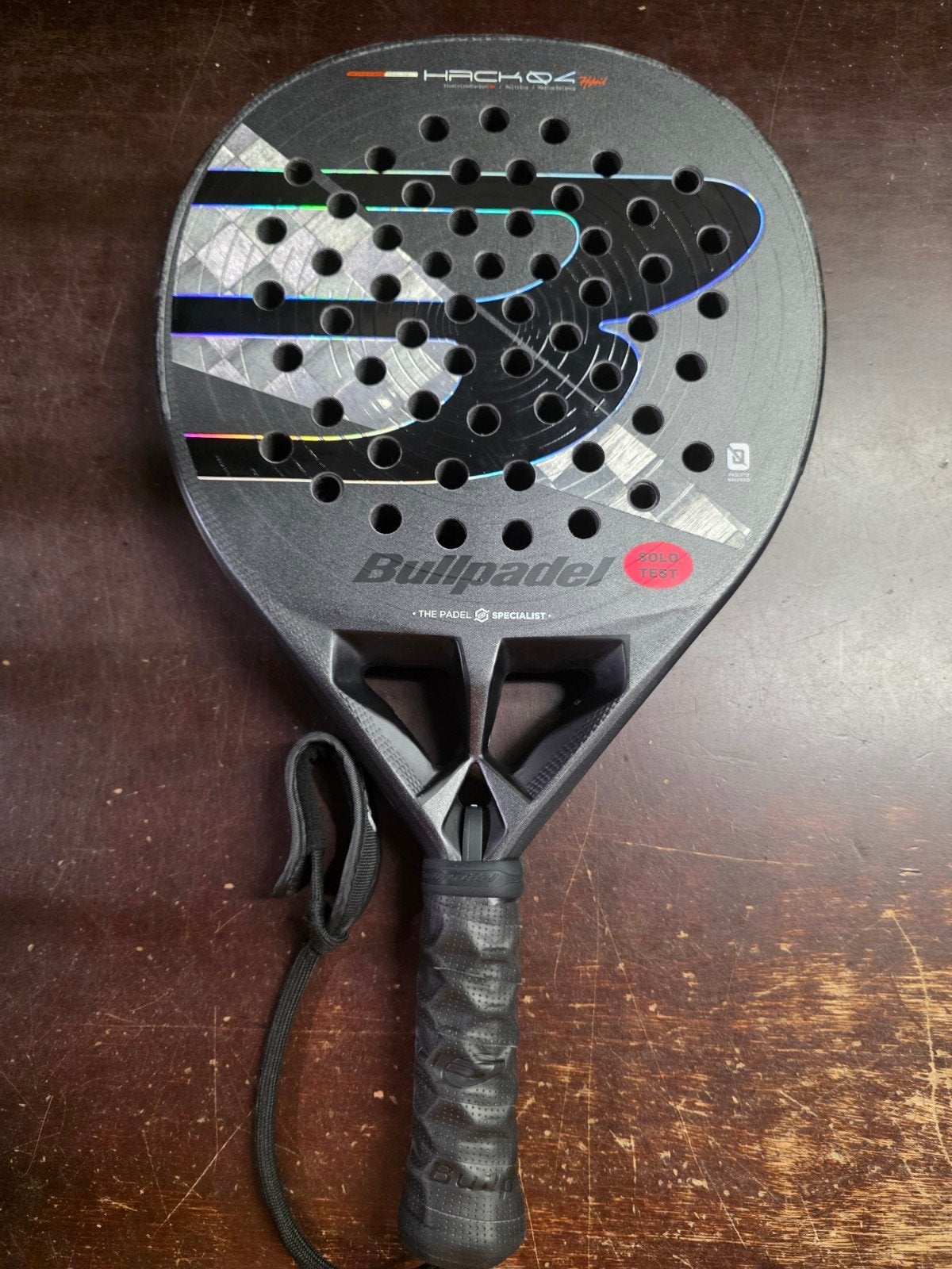 Bullpadel Hack 04 Hybrid 2026 GEBRUIKT!, Ophalen of Verzenden, Gebruikt, Padelracket