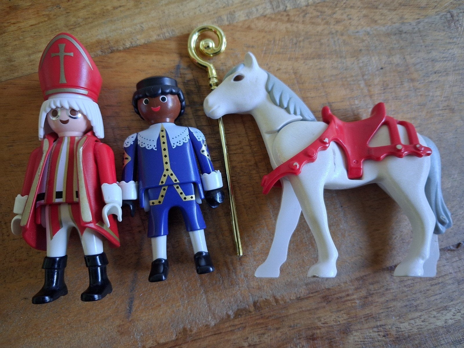 Playmobil Sinterklaas en Piet met paard, Ophalen of Verzenden, Overige series, Figuren