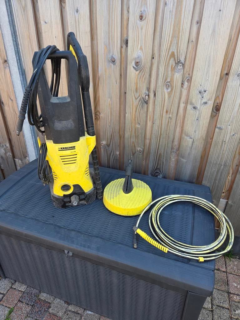 Kärcher K 2.410 hogedrukreiniger met terrasreiniger, Tuin en Terras, Hogedrukreinigers, Ophalen, Gebruikt, Elektrisch, Kärcher