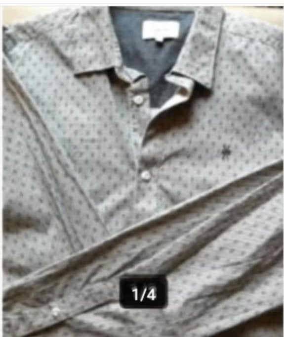 Heren overhemd maat XL Silver Creek grijs, Kleding | Heren, Overhemden, Ophalen, Zo goed als nieuw, Grijs, Halswijdte 43/44 (XL)
